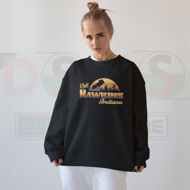 Stranger Things Visit Hawkins Indiana Sweatshirt