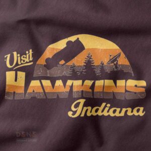 Stranger Things inspired Hawkins tourist tee