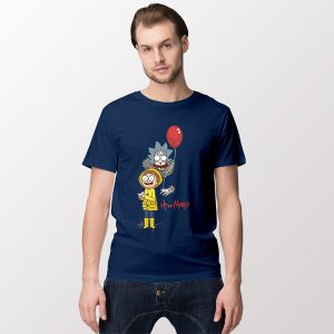 Tee Shirts Navy IT Movie and Rick Morty Parody