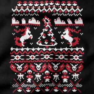 Ugly Pokémon Christmas sweatshirt with festive gaming design