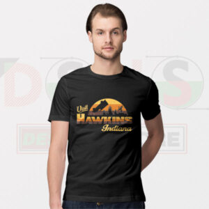 Visit Hawkins Indiana T-Shirt – Stranger Things Retro Tee
