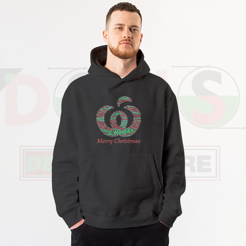 Woolies Merry Christmas Hoodie – Cozy Holiday Gift Style