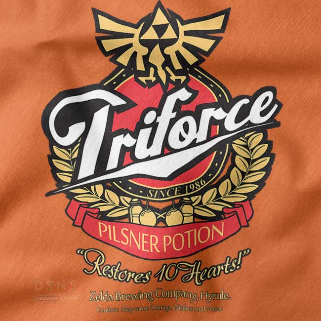 triforce potion gaming graphic tee