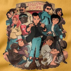 Anime style Stranger Things crewneck