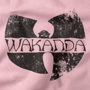 Black Panther Wakanda Forever Wu-Tang streetwear tee