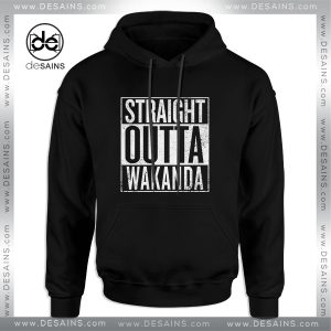 Cheap Graphic Hoodie Straight Outta Wakanda Black Panther