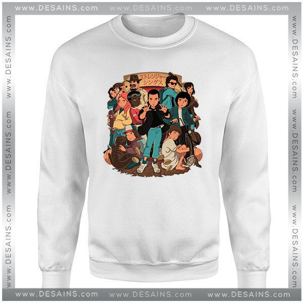 Cheap Graphic Sweatshirt Stranger Anime Stranger Things