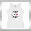 Cheap Graphic Tank Top Girls Support Girls Size S-3XL