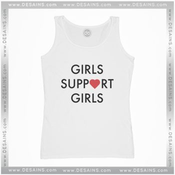 Cheap Graphic Tank Top Girls Support Girls Size S-3XL