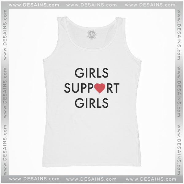 Cheap Graphic Tank Top Girls Support Girls Size S-3XL