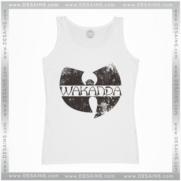 Cheap Graphic Tank Top Wakanda Wu Tang Clan Black Panther