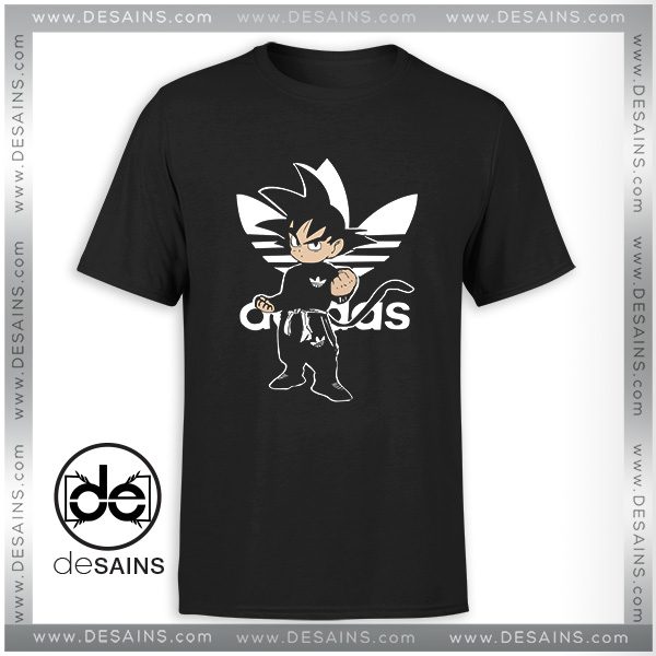 Tee Shirts Dragon Ball Goku Saiyan Adidas