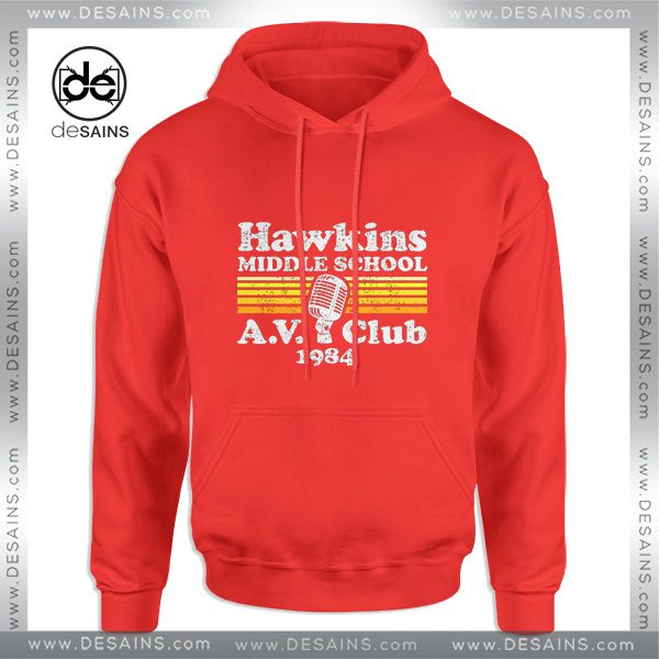 Cheap Hoodie Hawkins Middle School A.V. Club Stranger Things