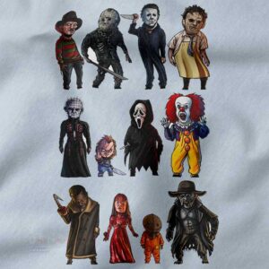 Classic horror movie streetwear tee Elm Street style