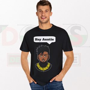 Hey Auntie Wakandan Chic T-Shirt – Inspired by Black Panther