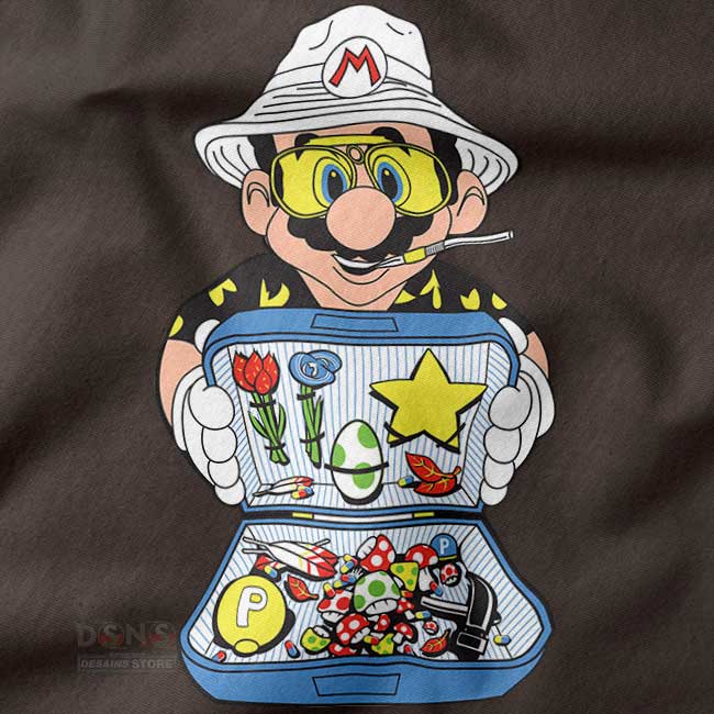 Mario-inspired graphic hoodie cozy style