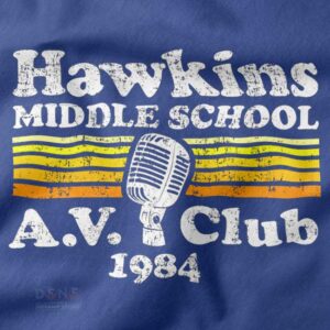 Retro Stranger Things A.V. Club graphic sweatshirt