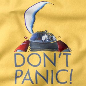Space-inspired Don’t Panic tank top streetwear