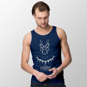 Wakanda Forever King Edition Navy Tank Top