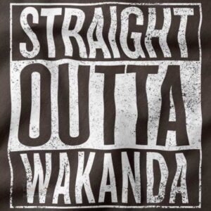 Wakanda Forever inspired Marvel streetwear tee