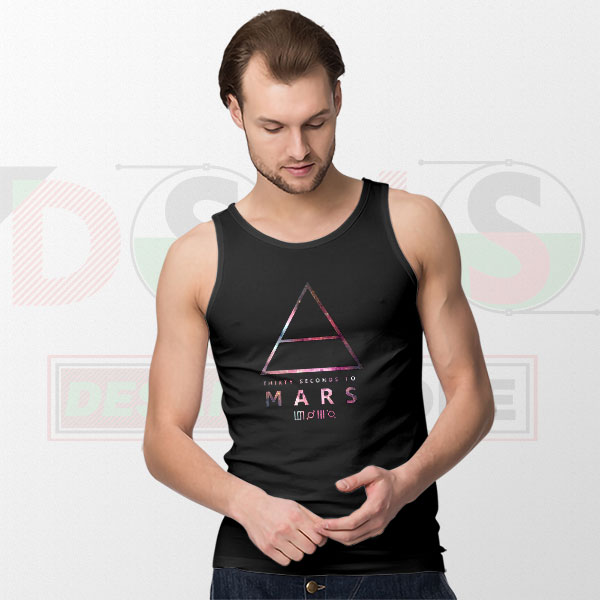 30 Seconds To Mars Nebula Tank Top – Cosmic Rock Band Merch