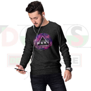 30 Seconds to Mars Galaxy Sweatshirt – Cosmic Band Graphic Crewneck