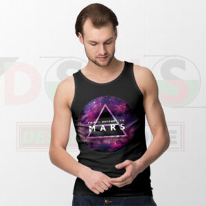 30 Seconds to Mars Galaxy Tank Top – Space Band Graphic