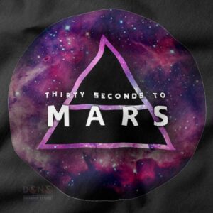 Alternative rock band sleeveless shirt space design