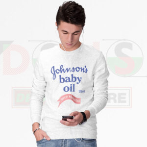 Baby Oil Inspired Graphic Sweatshirt – Cozy Parody Style
