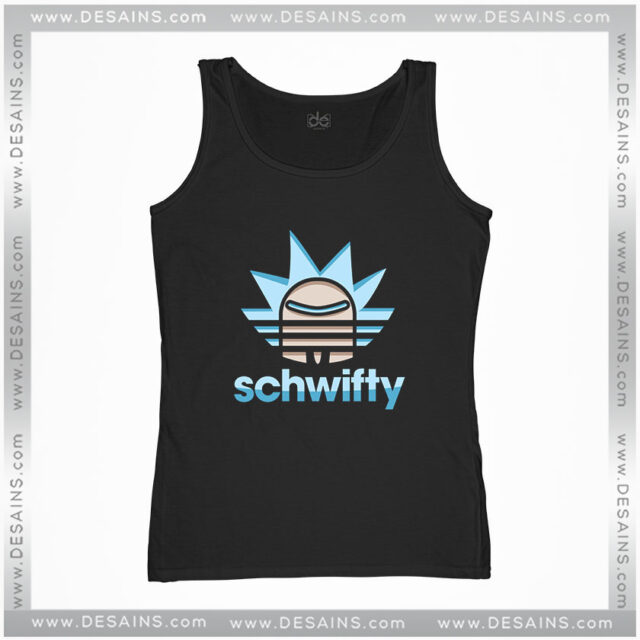 Tank Top Rick Morty Schwifty Adidas Logo