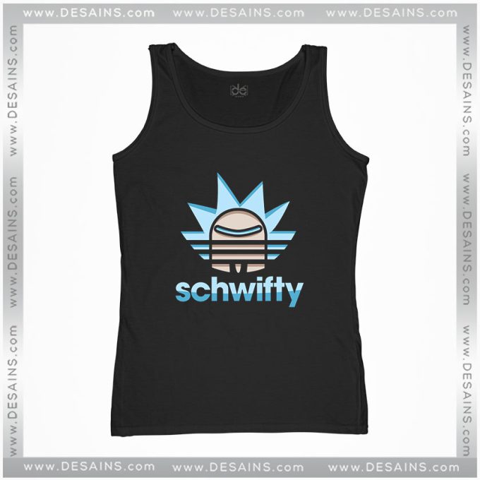 Tank Top Rick Morty Schwifty Adidas Logo