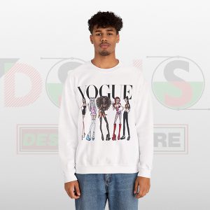 Cartoon Vogue Spice Girls Merch Mens Sweatshirt