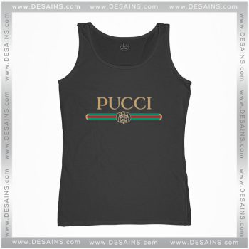 Cheap Tank Top Pucci Gucci Funny Logo