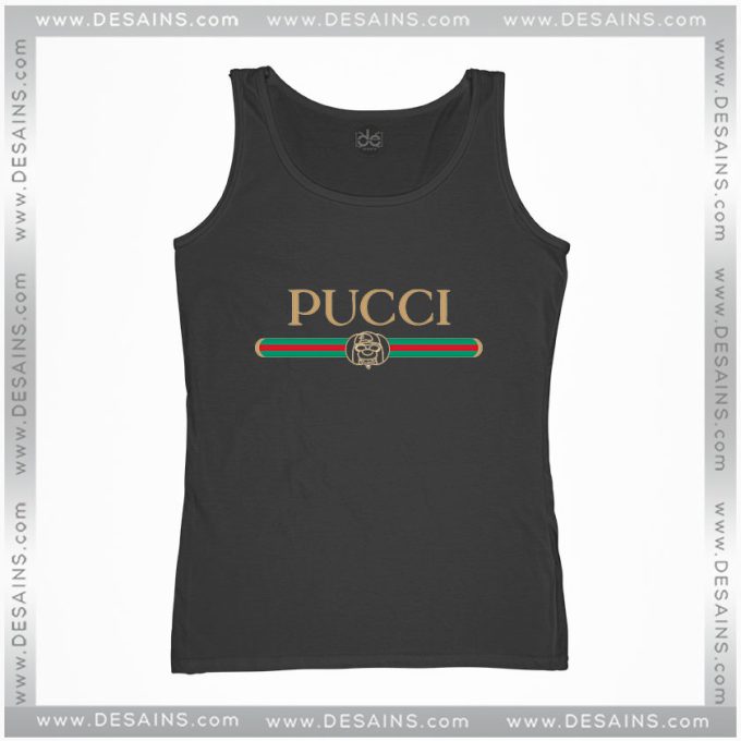 Cheap Tank Top Pucci Gucci Funny Logo