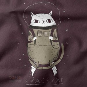Cute cosmic cat streetwear hoodie