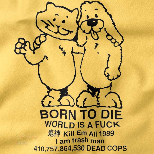 Dark aesthetic Born to Die internet meme tee