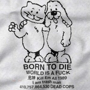 Dark humor aesthetic crewneck for Gen Z