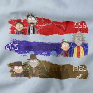 Funny time travel parody sleeveless cartoon shirt