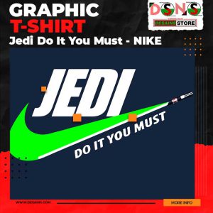 Jedi Nike Star Wars Parody Graphic T-shirt