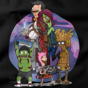 Marvel inspired Bob’s Burgers graphic hoodie
