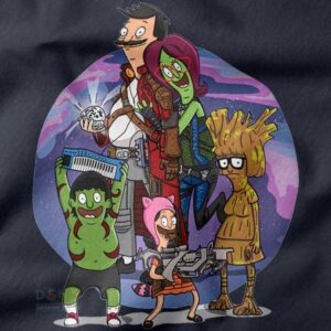 Marvel inspired cartoon parody graphic tee