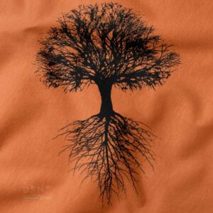 Minimal spiritual Tree of Life streetwear hoodie