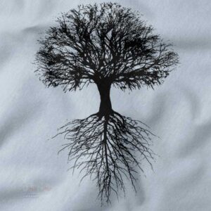 Minimal spiritual Tree of Life streetwear tee