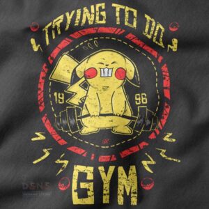 Relatable Pikachu workout shirt streetwear style