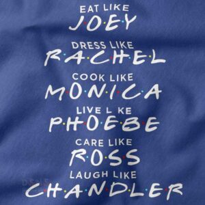 Retro Friends TV show Joey episode tee design