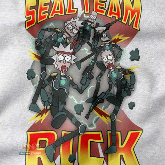 Rick and Morty Seal Team Rick Shirt – Cartoon Parody Graphic Tee