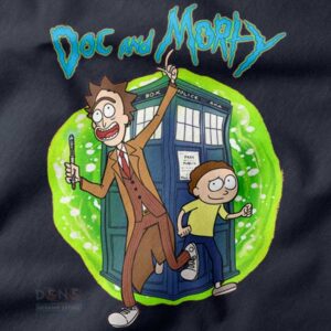 Sci-fi crossover cartoon time travel sleeveless shirt