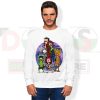 Space Cadet Burgers Retro Comic Graphic Sweatshirt