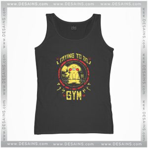 Tank Top Trying to do gym Pikachu Pokemon