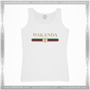 Tank Top Wakanda Logo Gucci Black Panther